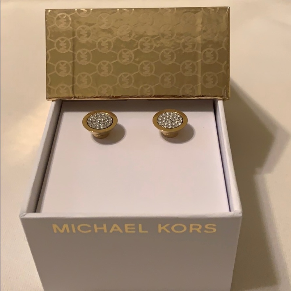 Michael Kors earrings in color gold